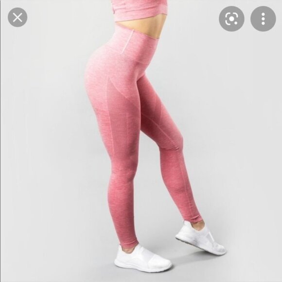 ALPHALETE Rose Pink Aero Leggings Size Small - Picture 8 of 8